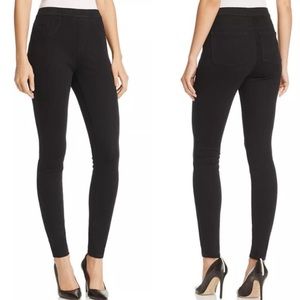 Spanx Jean-ish Ankle Shapewear Leggings Black Stretch Pull-on Pants Size Medium